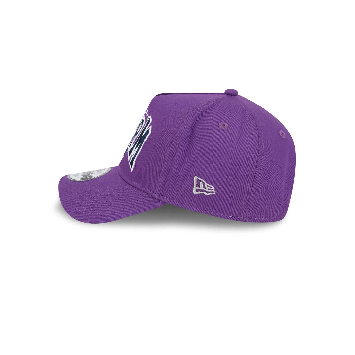 Melbourne Storm Hat - Purple Logo Arch 9Forty A-Frame NRL Snapback Cap - New Era